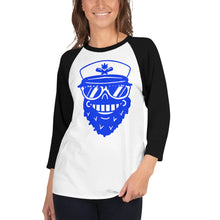 Load image into Gallery viewer, Women's 3/4 sleeve baseball shirt